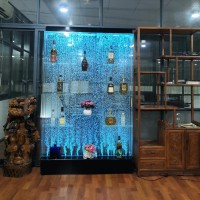 night bar used bubble wall led lighted wine cabinet Led bar furniture